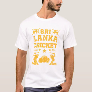 T-shirt Cadeau de cricket au Sri Lanka