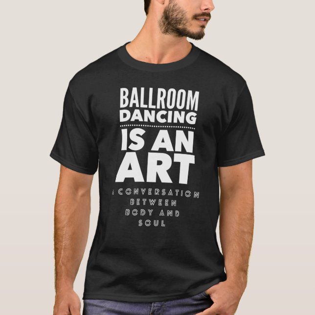 T-shirt Cadeau de danse de salon pour le professeur de (Devant)