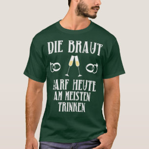 T-shirt cadeau de femme enterrement de vie de jeune fille