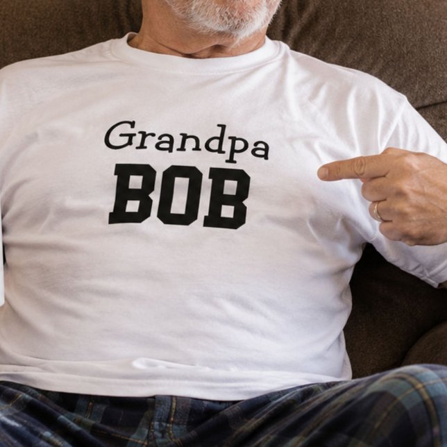T-shirt Cadeau de fête des pères personnalisé au nom de Gr (Créateur téléchargé)