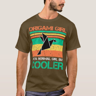 T-shirt cadeau de fille origami