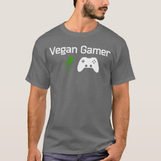 T-shirt Cadeau de gamer végane pour tous les amateurs de j