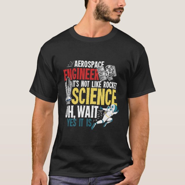T-shirt Cadeau De Génie Aérospatial Pour Un Moteur Aérospa (Devant)