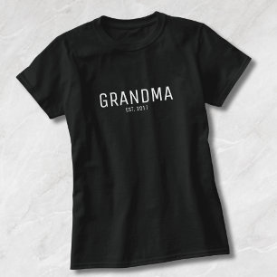 T-shirt Cadeau de Grand-mère Établie