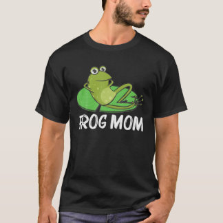 T-shirt Cadeau de grenouille pour maman Femmes mignonne gr