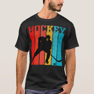 T-shirt Cadeau De Hockey Rétro Pour Les Joueurs De Hockey 