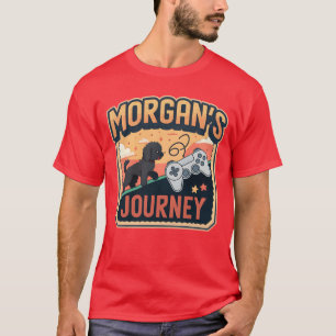 T-shirt Cadeau de jeu vidéo rétro Morgans Journey