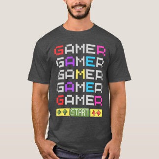 T-shirt Cadeau de joueur cinq fois avec une ambiance des a
