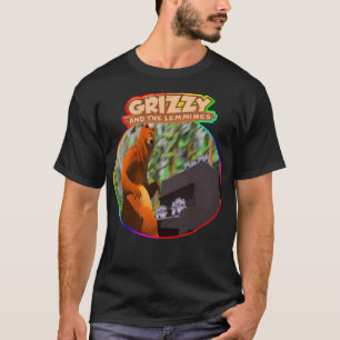 T-shirt Cadeau De Jour Pour Grizzy Et Lemmings Drôle Cadea