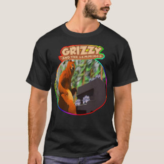 T-shirt Cadeau De Jour Pour Grizzy Et Lemmings Drôle Cadea