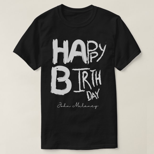 T-shirt Cadeau De Jour Pour Joyeux Anniversaire John Mulan (Design devant)