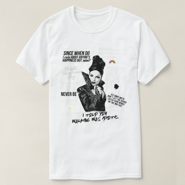 T-shirt Cadeau De Jour Pour Le Mal Queen Regina Mills Cita (Design devant)