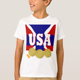 T-shirt Cadeau de KidsT-chemise de médaille d'or de 2012