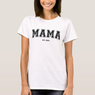 T-shirt Cadeau de la Fête des Mères de maman personnalisée