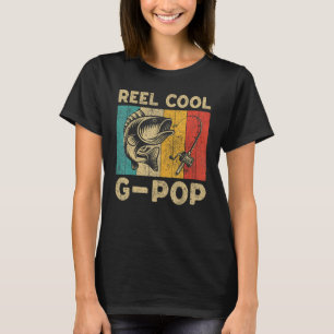 T-shirt Cadeau de la Fête des Pères Funny Fishing Reel Coo
