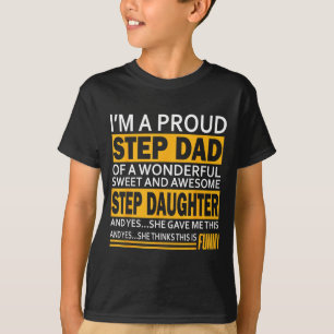 T-shirt Cadeau de la Fête des Pères pour beau-père de la p