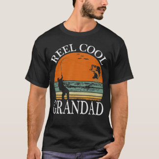 T-shirt Cadeau de la grand-Fête des pères Reel Cool