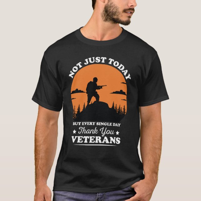 T-shirt Cadeau De La Journée Des Vétérans Merci Pour Homme (Devant)