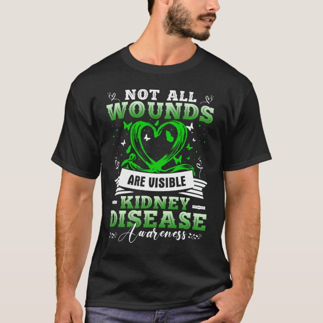 T-shirt Cadeau De Maladie Du Rein Chronique - Toutes Les B (Devant)