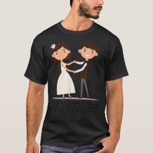 T-shirt Cadeau de mariage pour homme voiture coupleBridesm