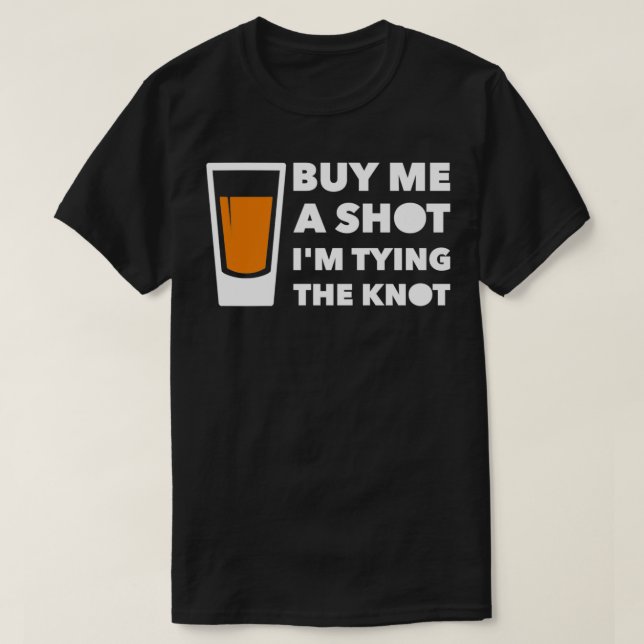 T-shirt Cadeau de mariée mariage 5 (Design devant)