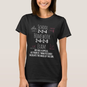 T-shirt Cadeau de maths drôle pour adolescente professeur 