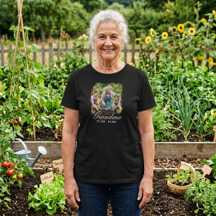 T-shirt Cadeau de mémoire de photo de grand-mère personnal