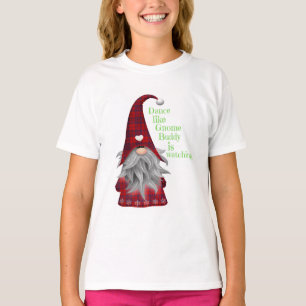 T-shirt Cadeau de mode de Noël DANSE COMME UN AMI GNOME