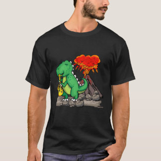 T-shirt Cadeau de musique de dinosaure groupe de jazz Saop