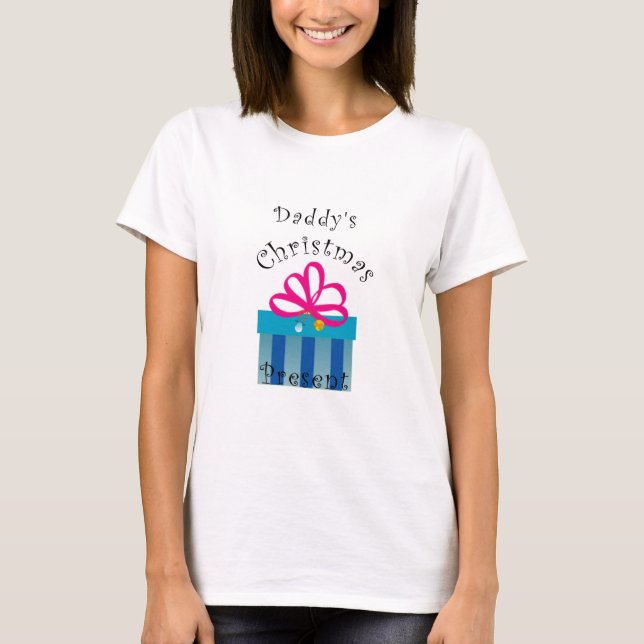 T-shirt Cadeau de Noël (Devant)