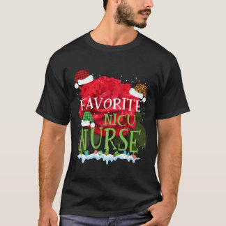 T-shirt Cadeau de Noël drôle pour l'infirmière en soins in