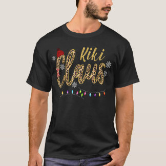 T-shirt Cadeau de Noël Kiki Claus ami vintage
