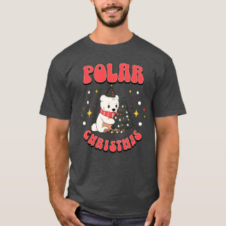 T-shirt Cadeau de Noël polaire