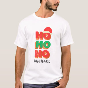 T-shirt cadeau de noël pour papa/mari, nom personnalisé