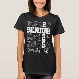 T-shirt Cadeau de papa de football senior Cl de 2025 - Sen