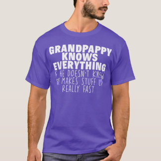 T-shirt Cadeau de Papy sait tout