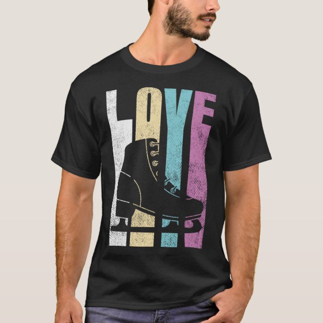 T-shirt Cadeau de patinage artistique pour filles Ice Skat (Devant)
