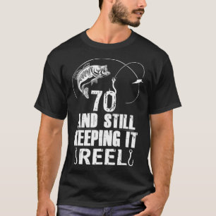 T-shirt Cadeau de pêche pour 70e anniversaire pêcheur 70 a
