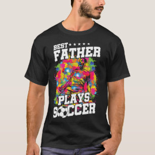 T-shirt Cadeau de père papa fan de football foot joueur sp