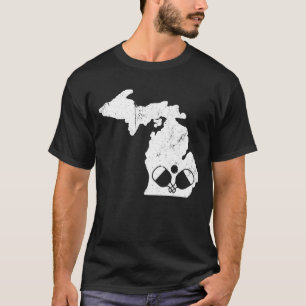 T-shirt Cadeau de Pickleball de chemise du Michigan