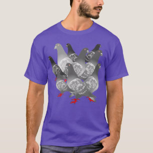 T-shirt Cadeau De Pigeon Breeder Pigeon Racing