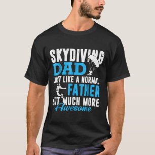 T-shirt Cadeau de plongée en parachute pour papa cool homm