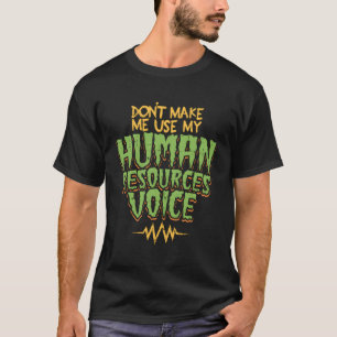 T-shirt Cadeau De Ressources Humaines Pour Un Superviseur