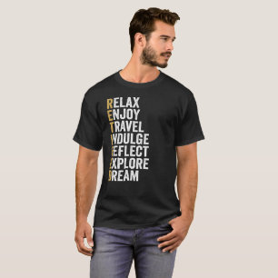 T-shirt Cadeau de retraite drôle d'acronyme signifiant ret