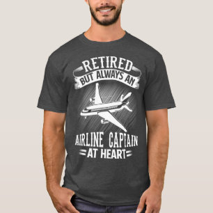 T-shirt Cadeau de retraite du commandant de bord