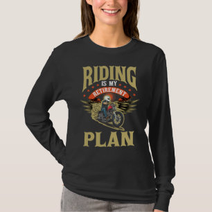 T-shirt Cadeau de retraite pour motocyclette pour père de
