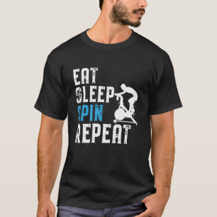 T-shirt Cadeau de rotation et de cyclisme intérieur