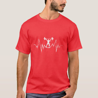 T-shirt Cadeau de rythme cardiaque de musculation cool pou