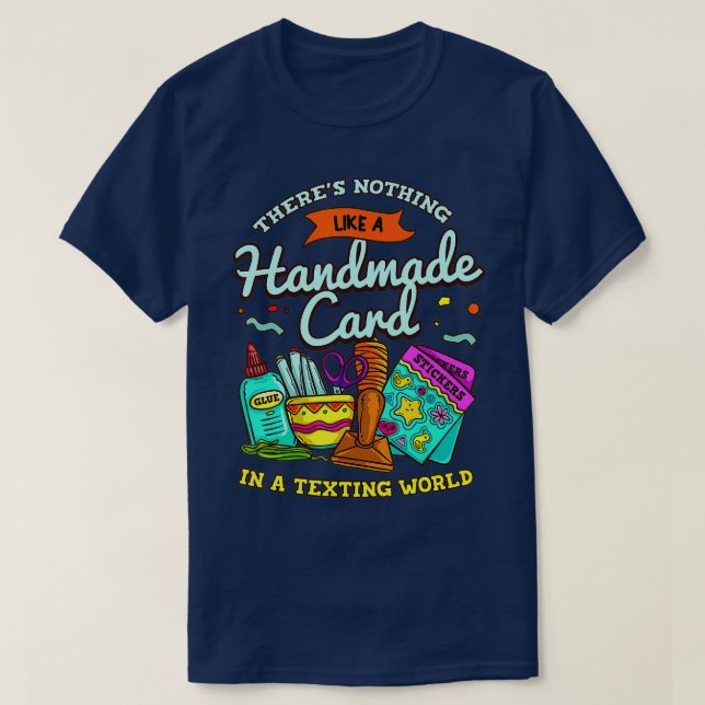 T-shirt Cadeau De Scrapbooking Pour Carte D'Artisanat Arc (Design devant)