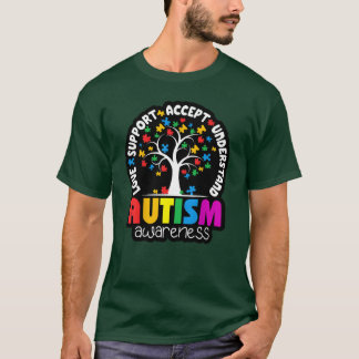 T-shirt Cadeau de sensibilisation à l'autisme autistique A